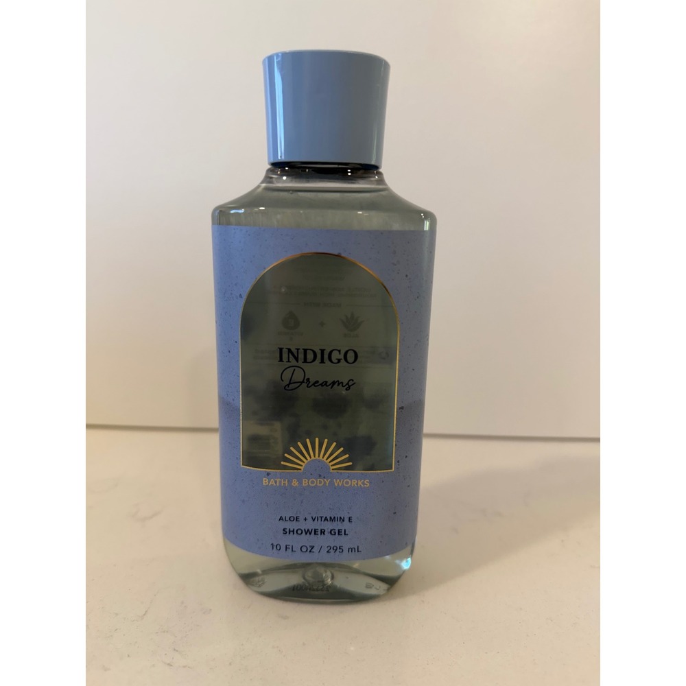 Bath & Body Works Indigo Dreams Shower Gel 10 oz Bergamot Amber Warm Musk